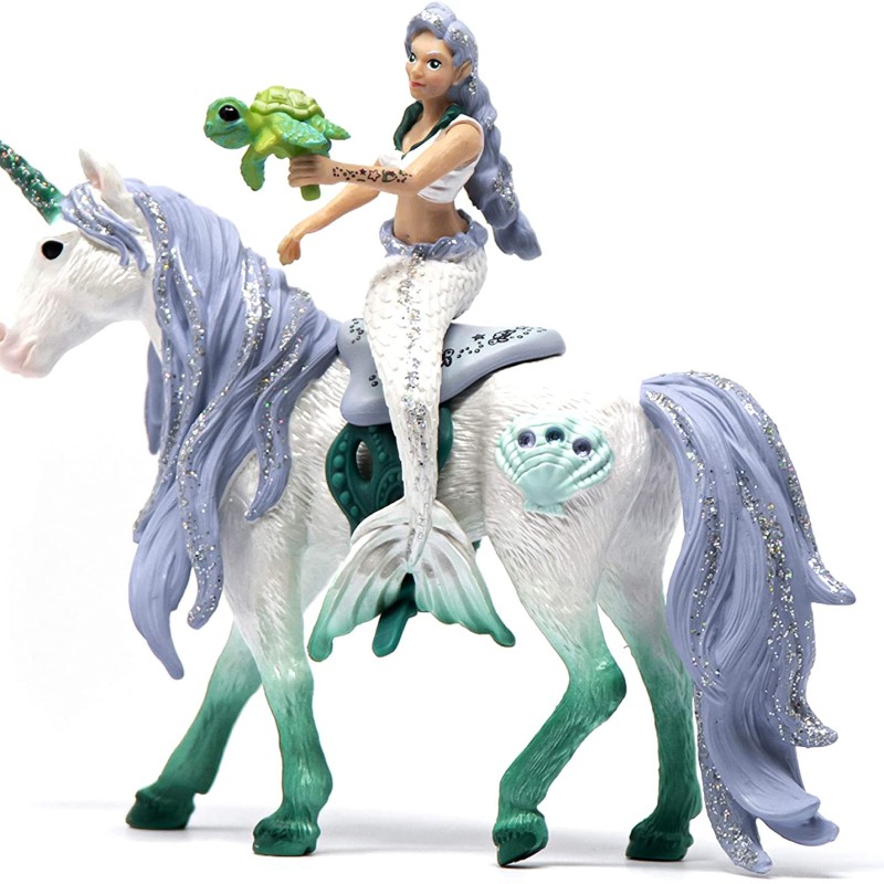 Schleich 42509 - Bayala Mermaid riding on sea unicorn