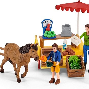 Schleich 42528 -  Sunny Day Mobile Farm Stand - Farm World
