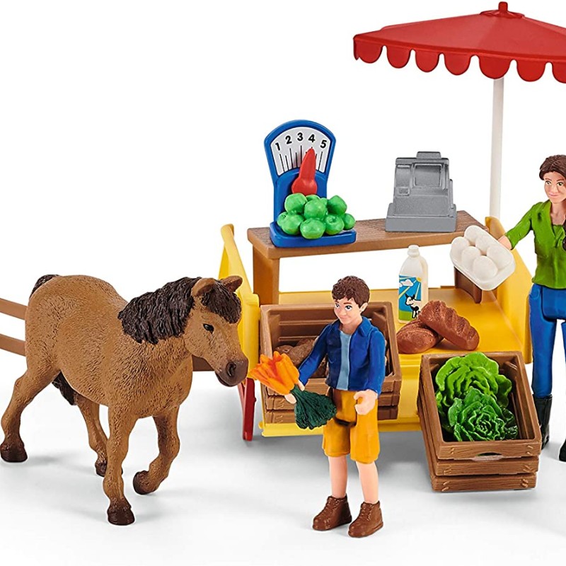 Schleich 42528 -  Sunny Day Mobile Farm Stand - Farm World