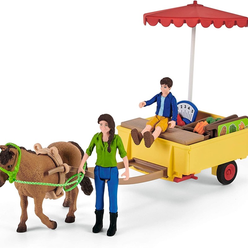 Schleich 42528 -  Sunny Day Mobile Farm Stand - Farm World