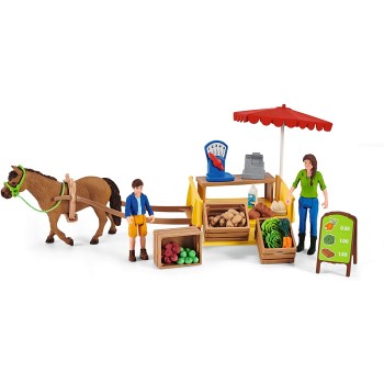 Schleich 42528 -  Sunny Day Mobile Farm Stand - Farm World