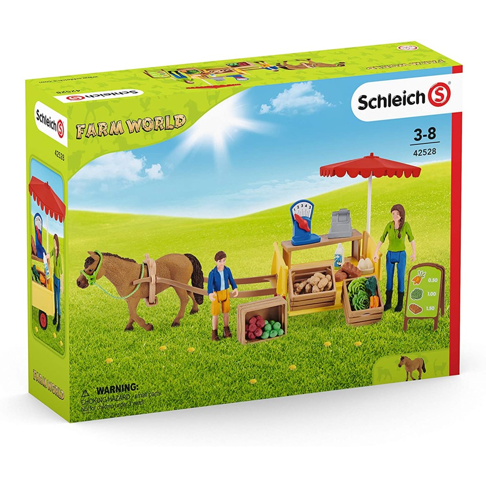 Schleich 42528 -  Sunny Day Mobile Farm Stand - Farm World