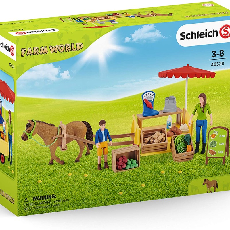 Schleich 42528 -  Sunny Day Mobile Farm Stand - Farm World
