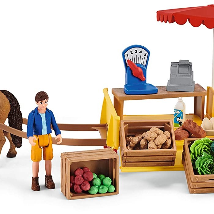 Schleich 42528 -  Sunny Day Mobile Farm Stand - Farm World