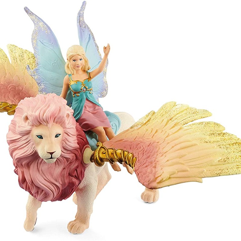 Schleich 70714 - Fairy in Flight on Winged Lion - Bayala New 2021