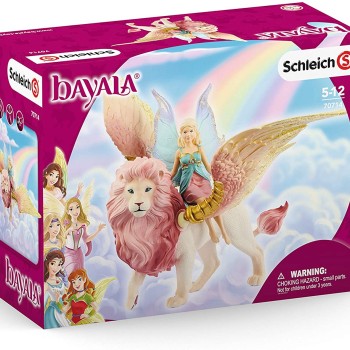 Schleich 70714 - Fairy in Flight on Winged Lion - Bayala New 2021