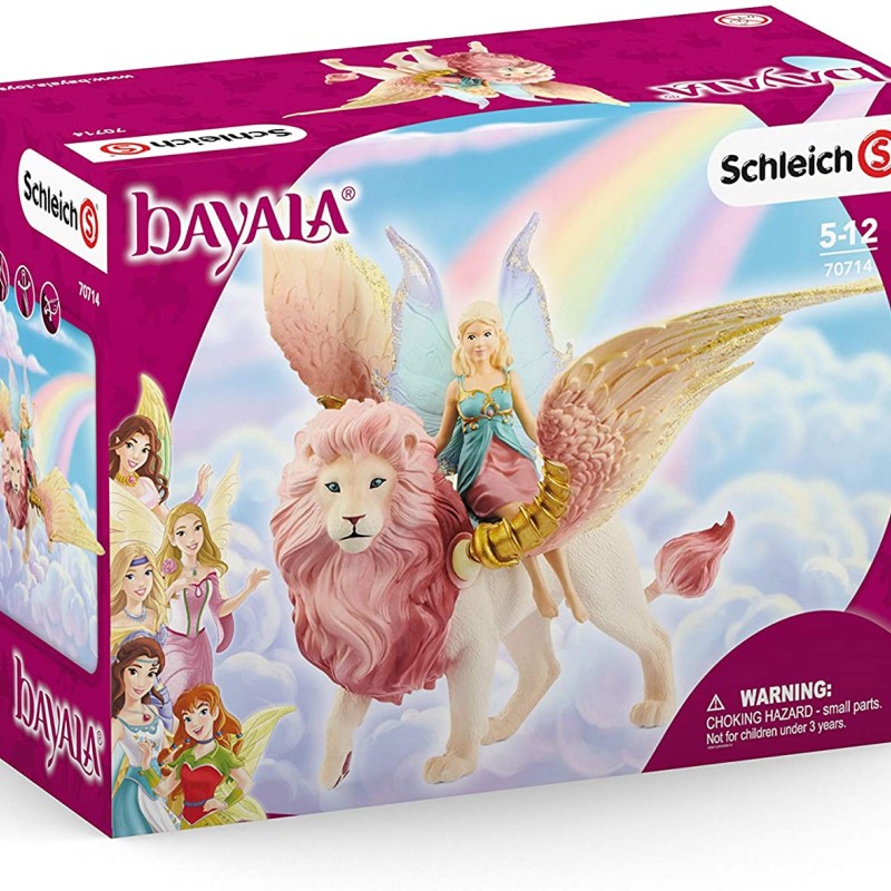 Schleich 70714 - Fairy in Flight on Winged Lion - Bayala New 2021