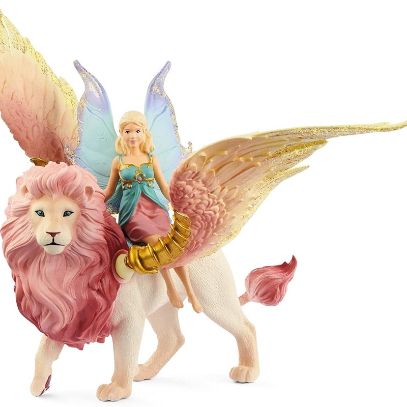 Schleich 70714 - Fairy in Flight on Winged Lion - Bayala New 2021