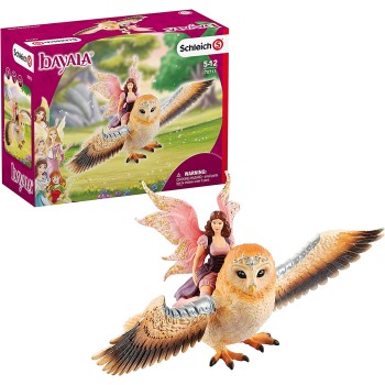 Schleich 70789 - Fairy in Flight on Glam-Owl - Bayala New Item 2022