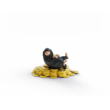 Schleich 14905 - Niffler With Gold - Wizarding World New 2025