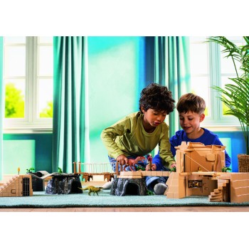 Schleich 42657 - Dino Temple Conquest Mega Set - Dinosaurs