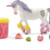 Schleich 42173 Unicorn and Pegasus care and feed set