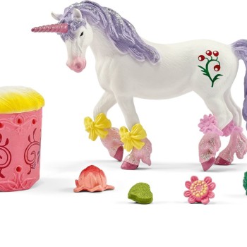 Schleich 42173 Unicorn and Pegasus care and feed set