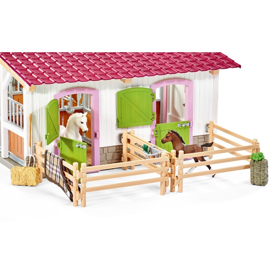 Schleich 42344 Horse Stable Riding Centre with Horses and Accessories Horse Club