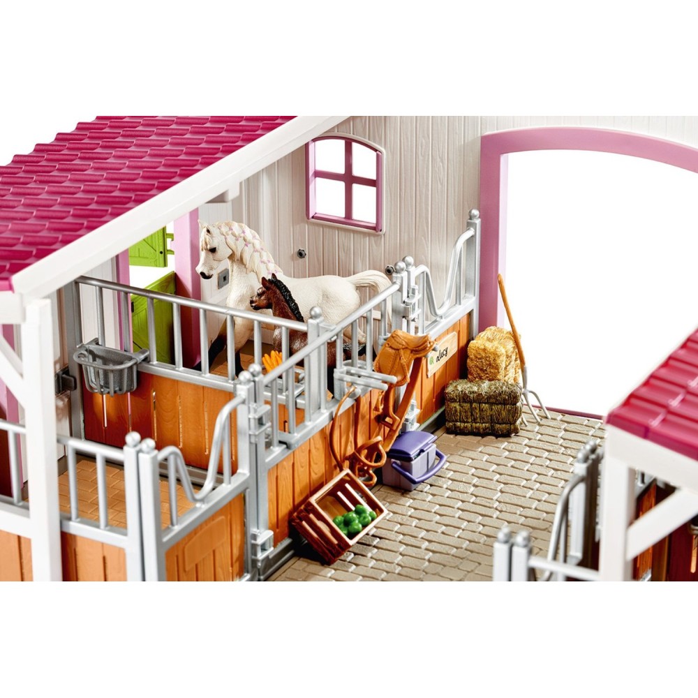 Schleich 42344 Horse Stable Riding Centre with Horses and Accessories Horse Club