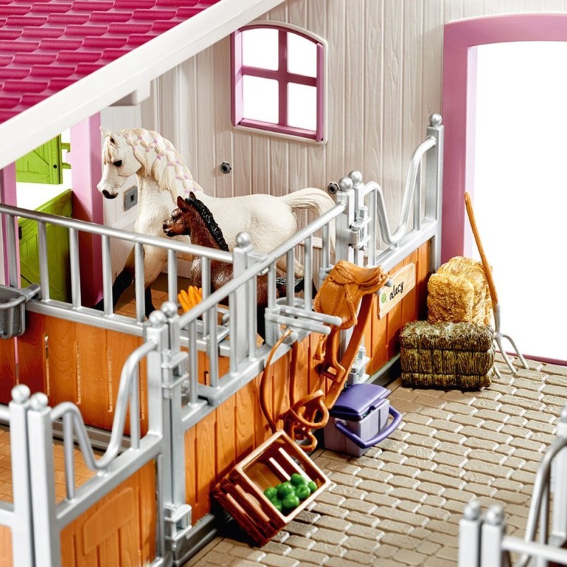Schleich 42344 Horse Stable Riding Centre with Horses and Accessories Horse Club