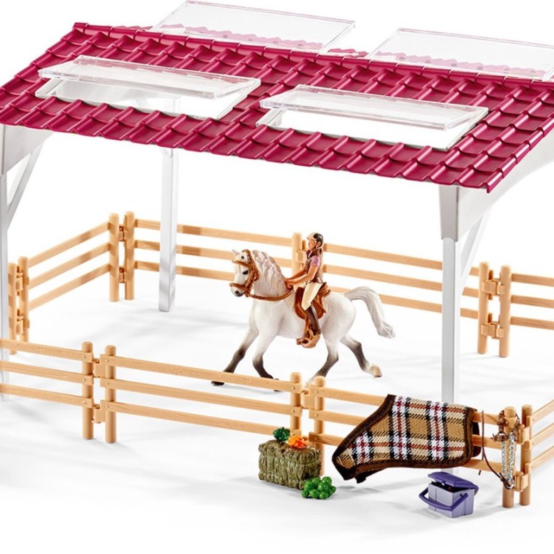 Schleich 42344 Horse Stable Riding Centre with Horses and Accessories Horse Club