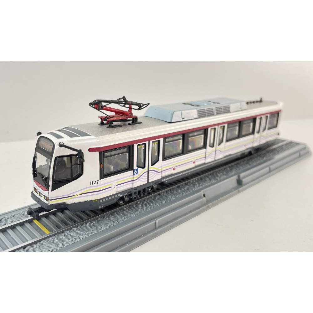 80M Model MTR18702 - MTR Light Rail Vehicle LRV Phase IV 2009 No 1127 - Scale 1:87