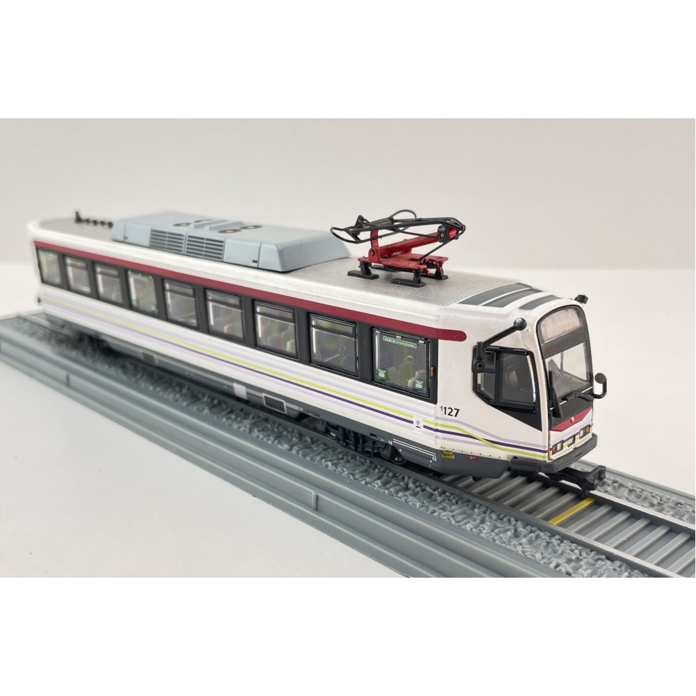 80M Model MTR18702 - MTR Light Rail Vehicle LRV Phase IV 2009 No 1127 - Scale 1:87