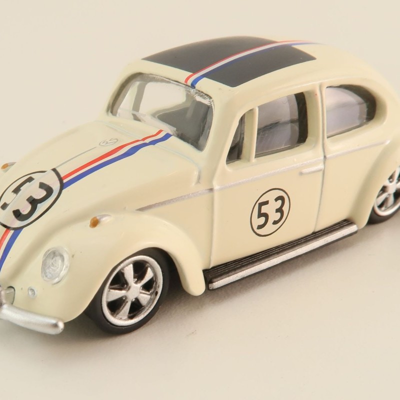 Schuco 452033400 Volkswagen VW T1 with Trailer and VW Beetle Herbie No 53 - Scale 1:64