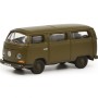 Schuco 452636500 Volkswagen VW T2 Bus Bundeswehr Military Scale H0 1:87