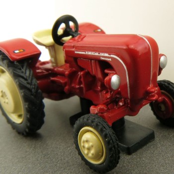 Schuco 452641500 Red Porsche Standard Diesel Tractor - H0 Scale 1:87