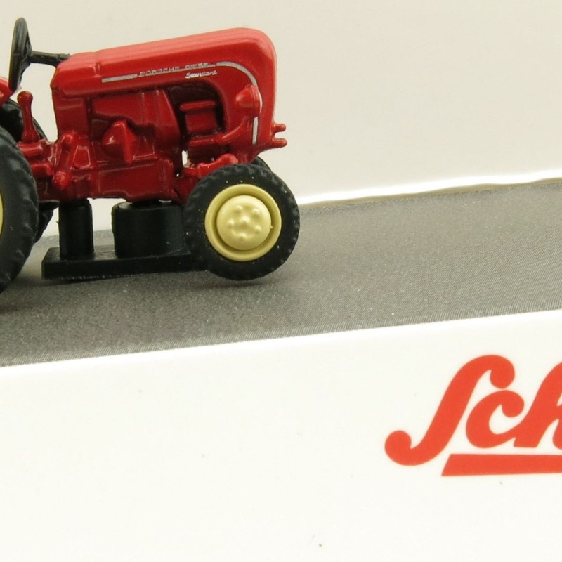 Schuco 452641500 Red Porsche Standard Diesel Tractor - H0 Scale 1:87
