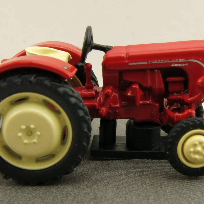 Schuco 452641500 Red Porsche Standard Diesel Tractor - H0 Scale 1:87