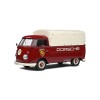 Solido S1806707 VW Volkswagen T1 Pick Up Combi Porsche Service 1950 Red - Scale 1:18
