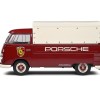 Solido S1806707 VW Volkswagen T1 Pick Up Combi Porsche Service 1950 Red - Scale 1:18