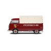 Solido S1806707 VW Volkswagen T1 Pick Up Combi Porsche Service 1950 Red - Scale 1:18