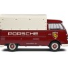Solido S1806707 VW Volkswagen T1 Pick Up Combi Porsche Service 1950 Red - Scale 1:18