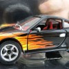 Siku 1006 Porsche 911 Blackline Flames - Scale 1:55
