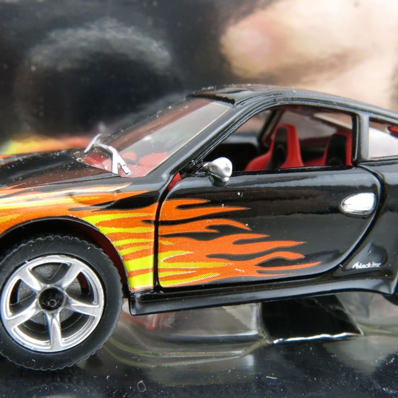 Siku 1006 Porsche 911 Blackline Flames - Scale 1:55
