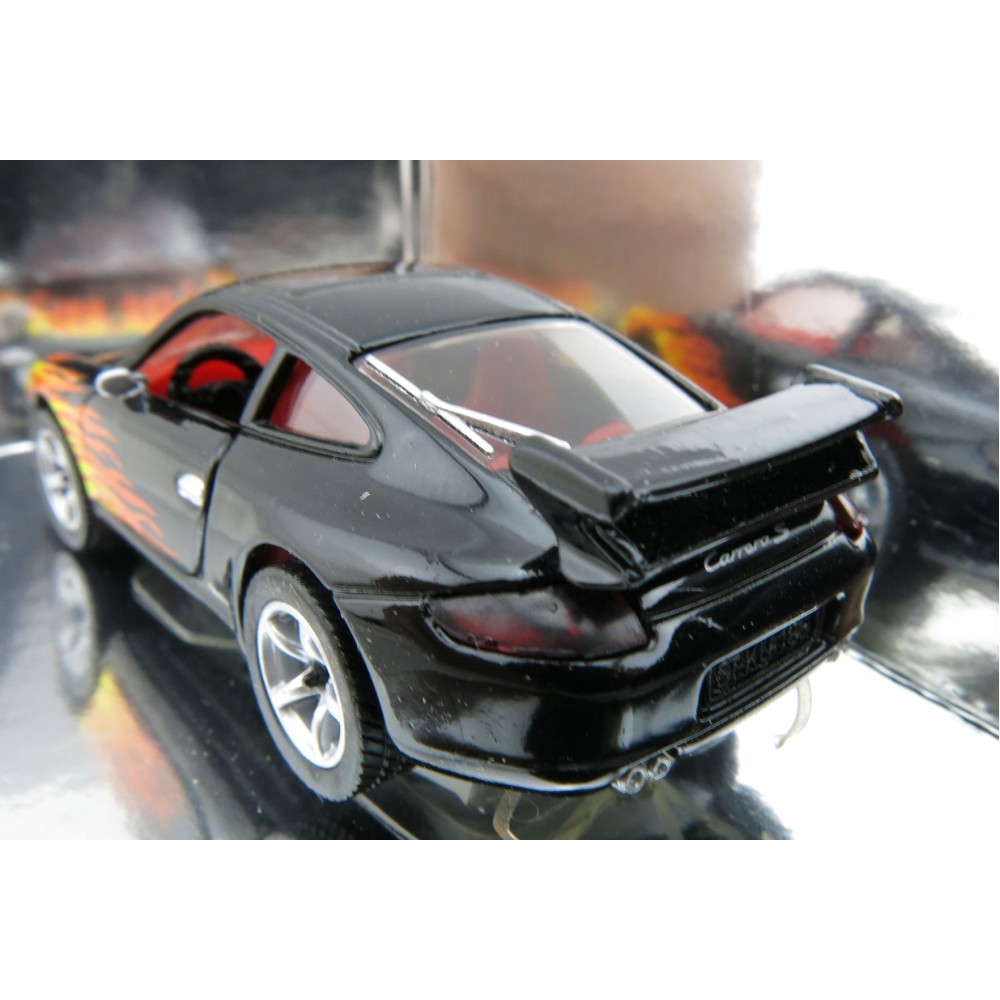 Siku 1006 Porsche 911 Blackline Flames - Scale 1:55