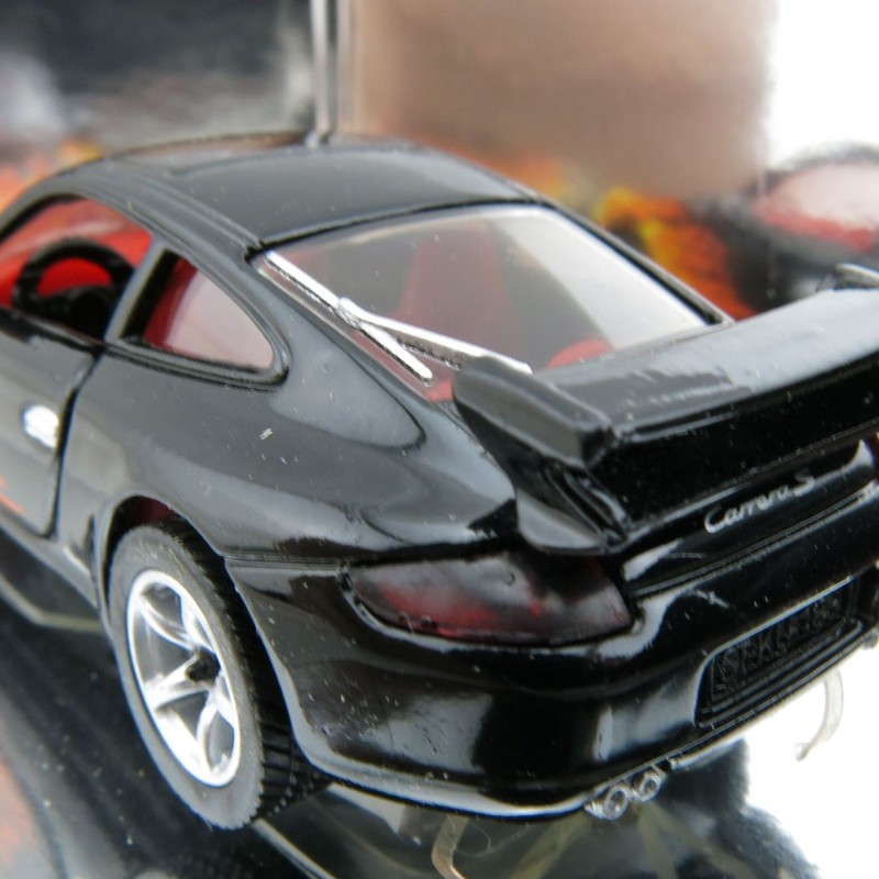 Siku 1006 Porsche 911 Blackline Flames - Scale 1:55