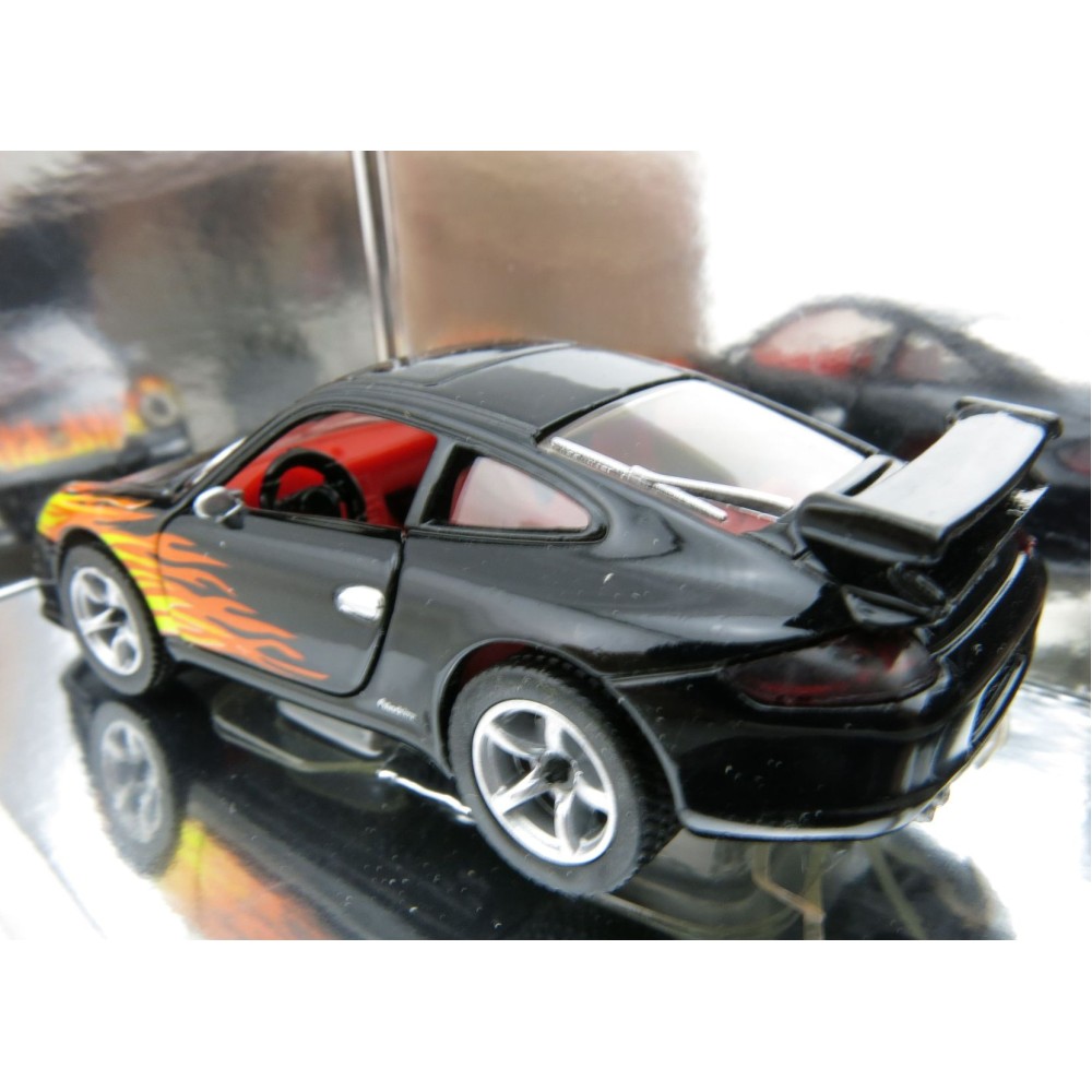 Siku 1006 Porsche 911 Blackline Flames - Scale 1:55