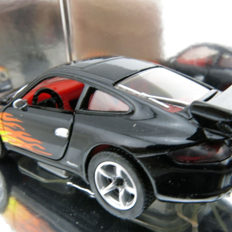 Siku 1006 Porsche 911 Blackline Flames - Scale 1:55