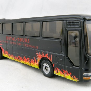 Siku 1624 - MAN Travel Coach Bus Heavy Metal Tours - Scale 1:87