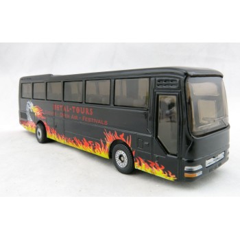 Siku 1624 - MAN Travel Coach Bus Heavy Metal Tours - Scale 1:87