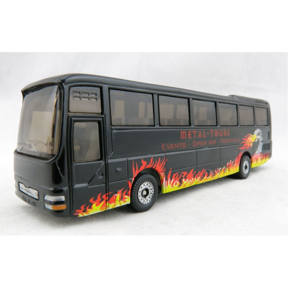 Siku 1624 - MAN Travel Coach Bus Heavy Metal Tours - Scale 1:87