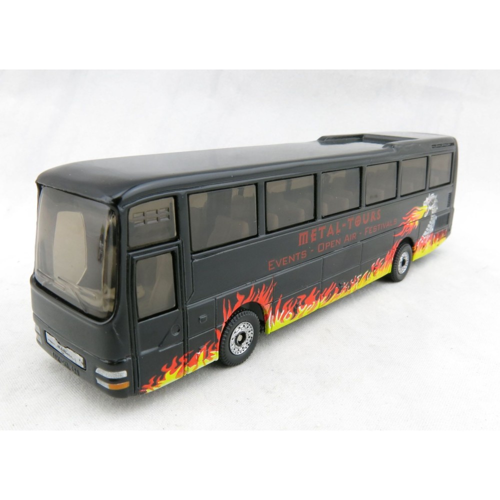 Siku 1624 - MAN Travel Coach Bus Heavy Metal Tours - Scale 1:87