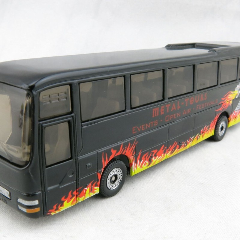 Siku 1624 - MAN Travel Coach Bus Heavy Metal Tours - Scale 1:87