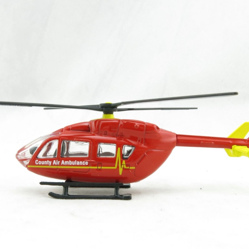 Siku 1647 Country Air Ambulance Eurocopter Helicopter - H0 Scale 1:87