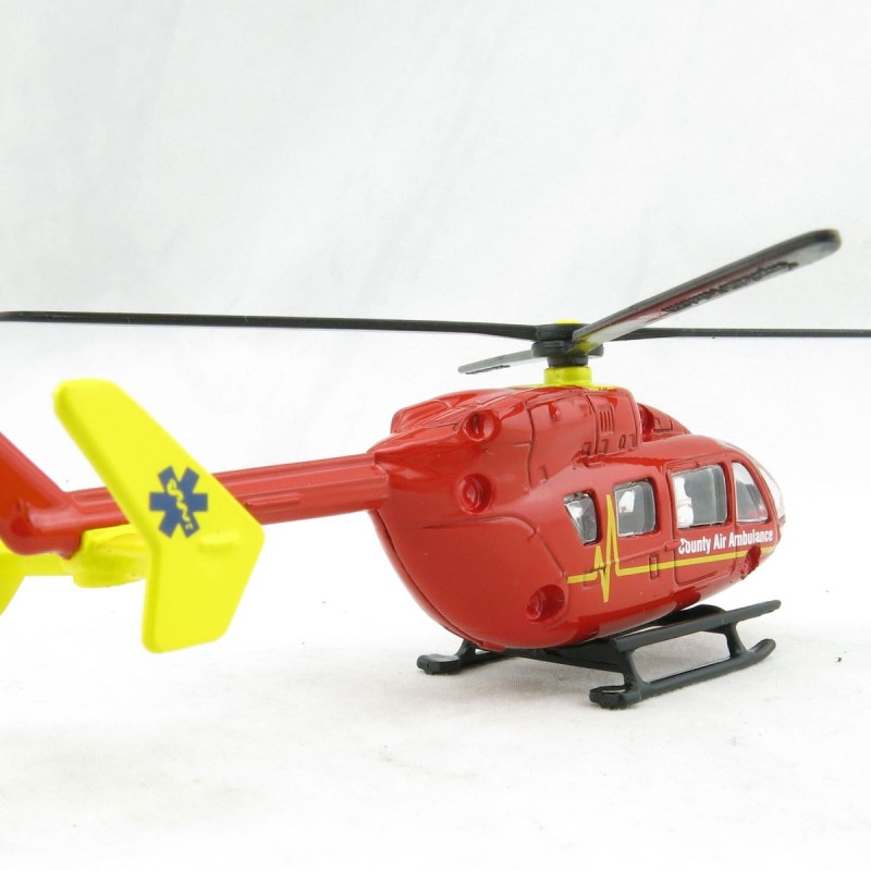 Siku 1647 Country Air Ambulance Eurocopter Helicopter - H0 Scale 1:87
