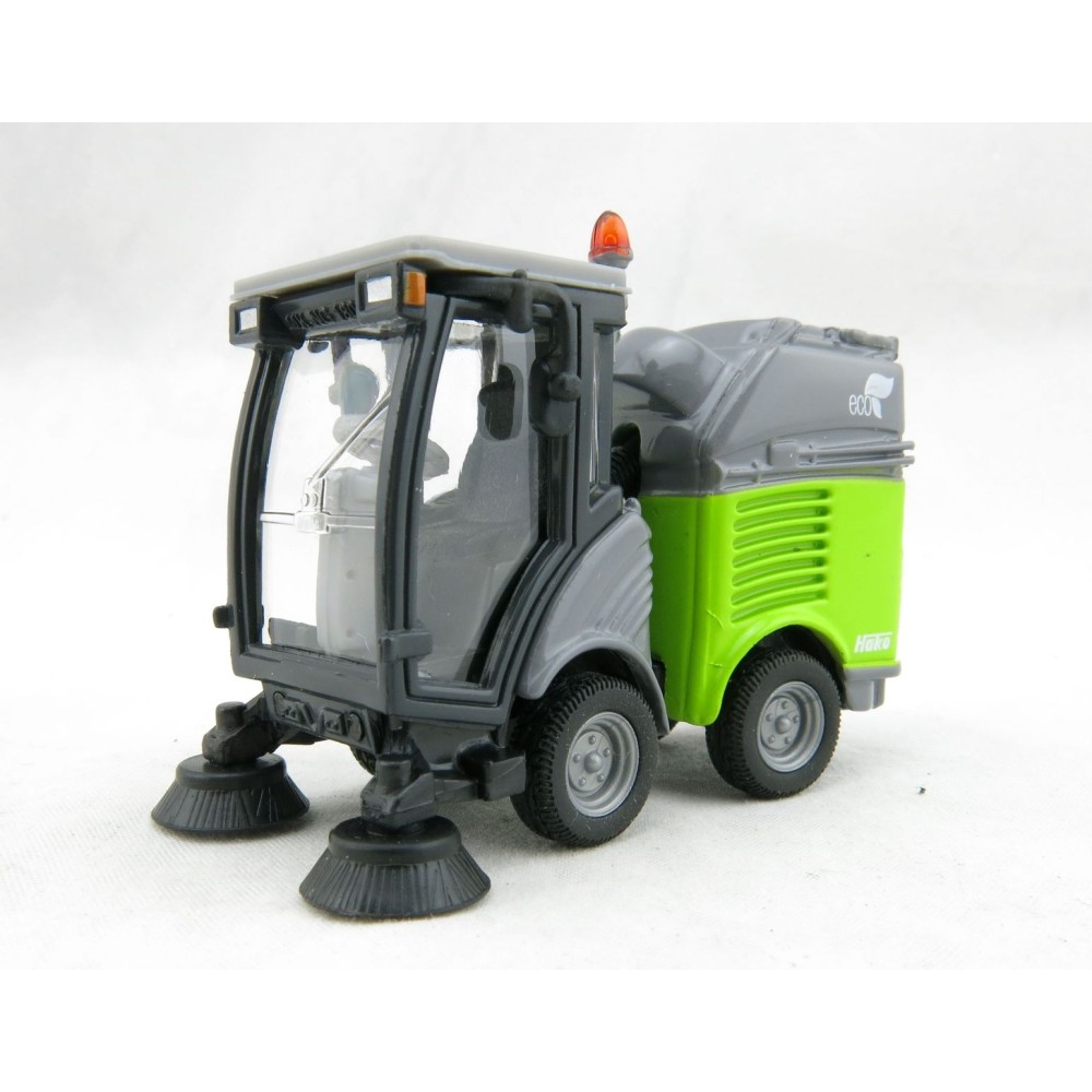Siku 2936 - Hako Mini Road Sweeper Green Lastest Version - 1:50 Scale
