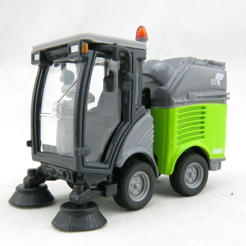 Siku 2936 - Hako Mini Road Sweeper Green Lastest Version - 1:50 Scale
