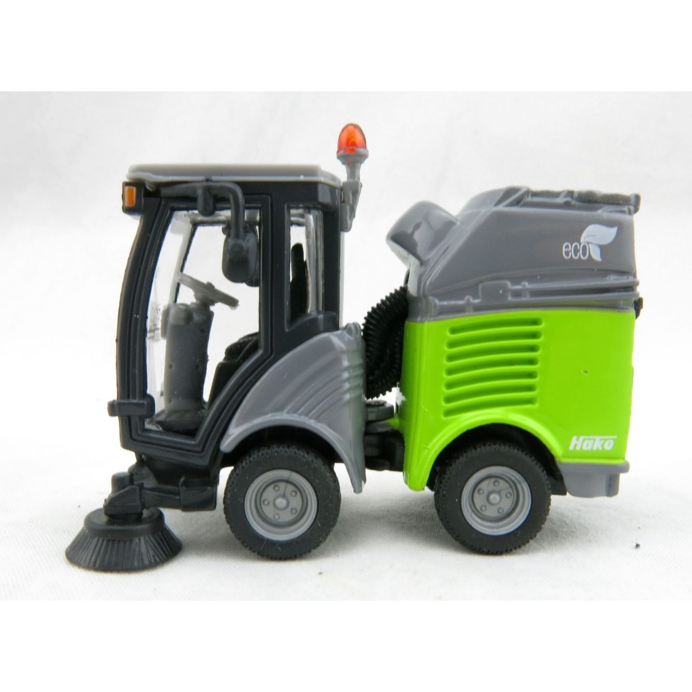 Siku 2936 - Hako Mini Road Sweeper Green Lastest Version - 1:50 Scale