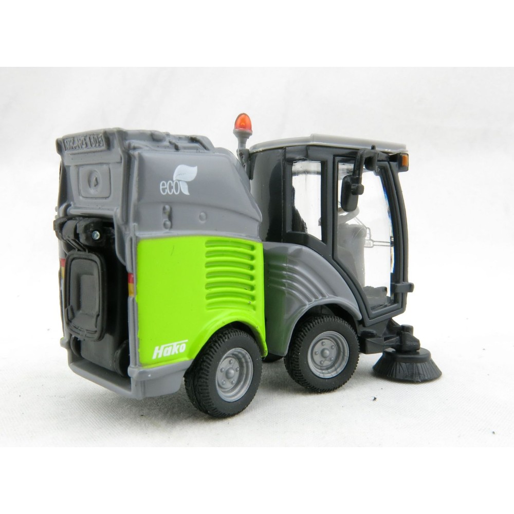 Siku 2936 - Hako Mini Road Sweeper Green Lastest Version - 1:50 Scale