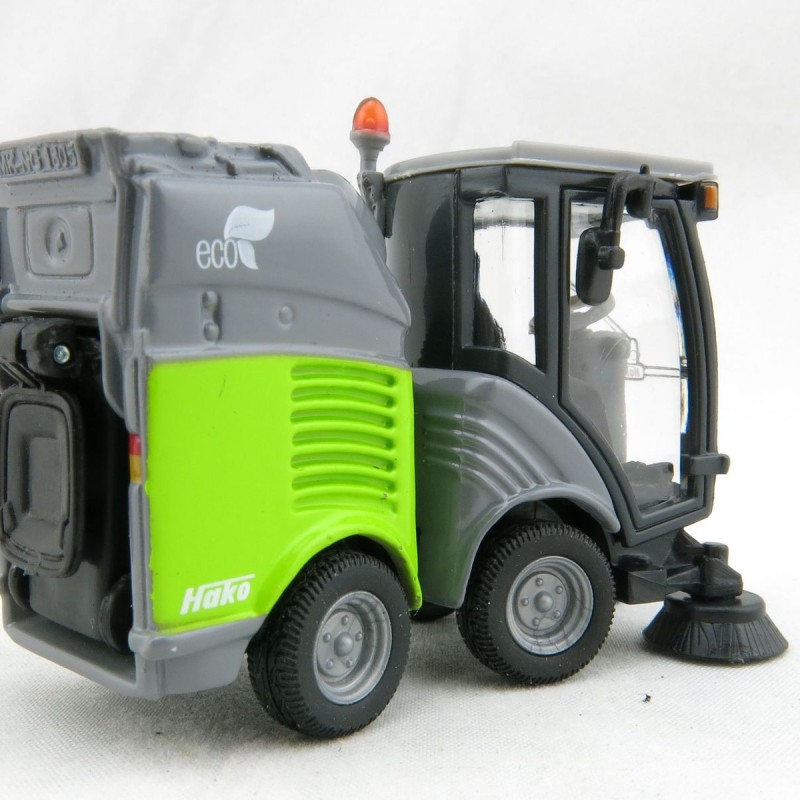 Siku 2936 - Hako Mini Road Sweeper Green Lastest Version - 1:50 Scale